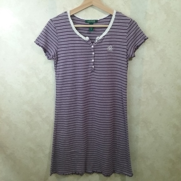 ralph lauren pajama dress size XS 100%cotton AA17 - Picture 1 of 5